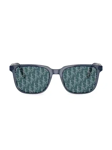 Dior Men's DiorTag SU 56MM Geometric Sunglasses - Blue | Thumbnail 2 Dior Men's DiorTag SU 56MM Geometric Sunglasses - Blue | Thumbnail 2