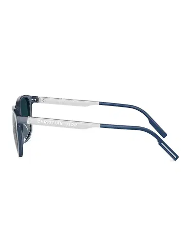 Dior Men's DiorTag SU 56MM Geometric Sunglasses - Blue | Thumbnail 3 Dior Men's DiorTag SU 56MM Geometric Sunglasses - Blue | Thumbnail 3