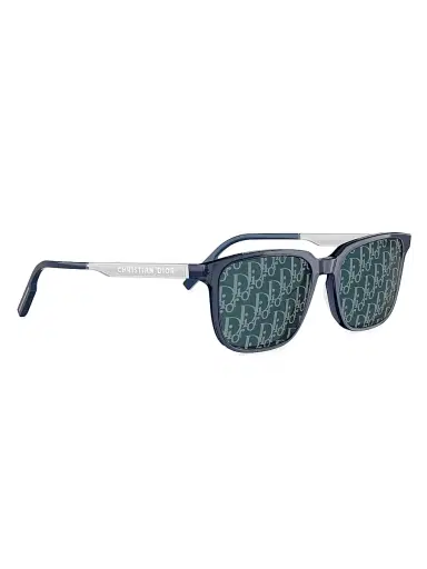 Dior Men's DiorTag SU 56MM Geometric Sunglasses - Blue | Thumbnail 8 Dior Men's DiorTag SU 56MM Geometric Sunglasses - Blue | Thumbnail 8