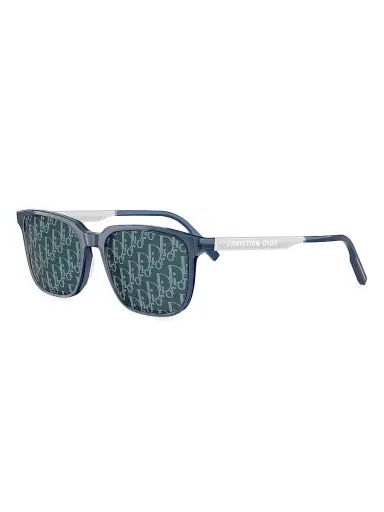Dior Men's DiorTag SU 56MM Geometric Sunglasses - Blue | Thumbnail 1 Dior Men's DiorTag SU 56MM Geometric Sunglasses - Blue | Thumbnail 1
