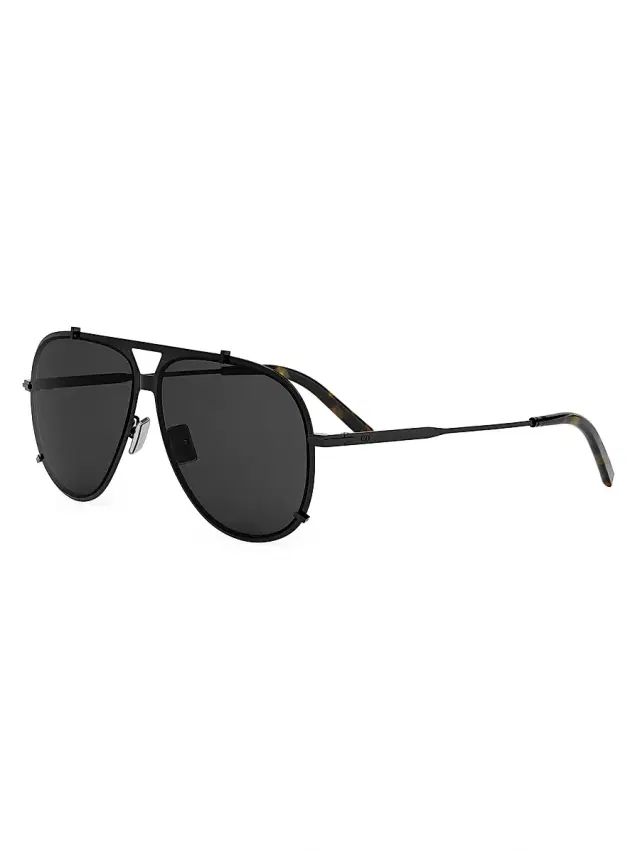 Dior Men's BlackSuit AU 59MM Pilot Sunglasses - Black Black