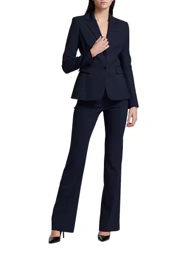 Altuzarra Women's Serge High-Waisted Pants - Berry Blue - Size 4 | Thumbnail 2 Altuzarra Women's Serge High-Waisted Pants - Berry Blue - Size 4 | Thumbnail 2