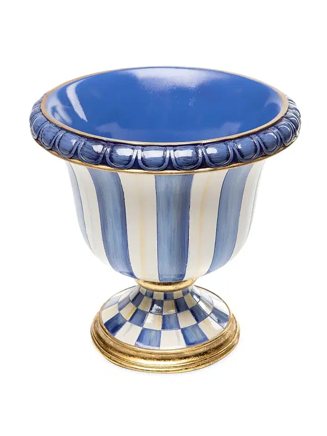 Royal Stripe Tabletop Urn