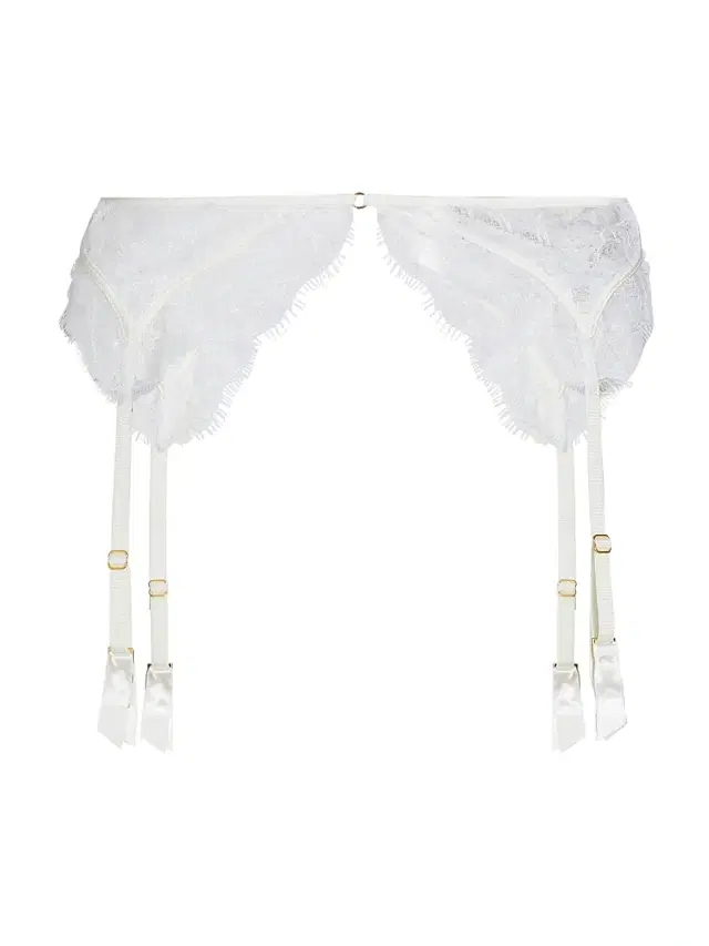 Women's Lace Inset Garter Belt -