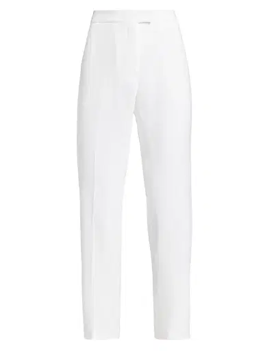 Altuzarra Women's Todd Straight-Leg Crop Pants - Optic White - Size 12 | Thumbnail 1 Altuzarra Women's Todd Straight-Leg Crop Pants - Optic White - Size 12 | Thumbnail 1