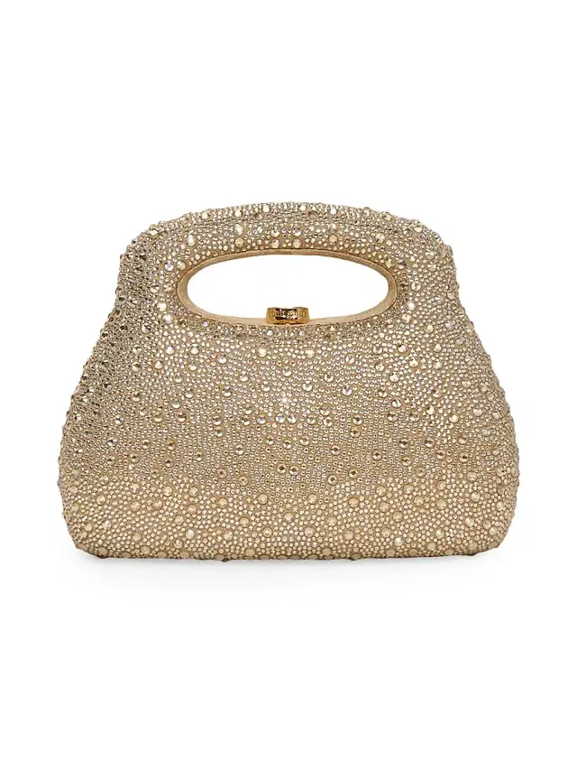 Cult Gaia Women's Mimi Embellished Leather Top Handle Bag