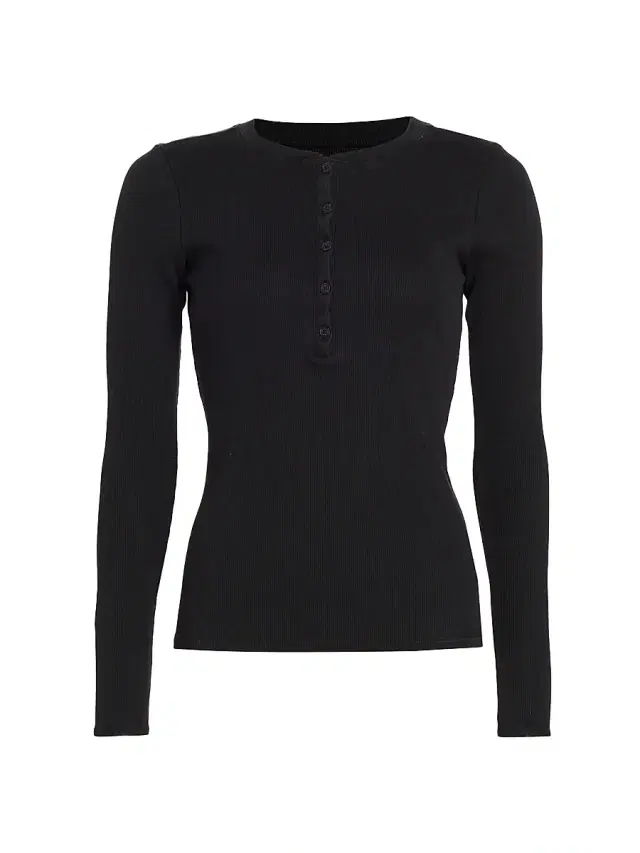 Women's Jordan Henley Long-Sleeve T-Shirt - Jet Black
