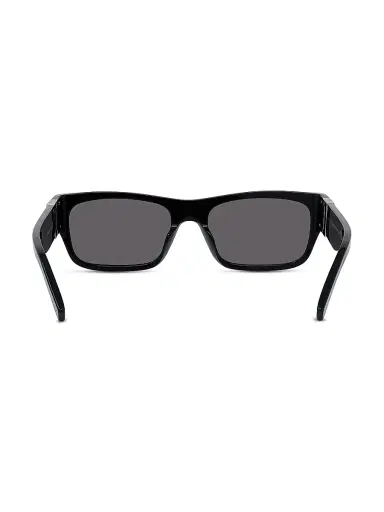 Givenchy Men's 4G 56MM Rectangular Sunglasses - Shiny Black Smoke | Thumbnail 5 Givenchy Men's 4G 56MM Rectangular Sunglasses - Shiny Black Smoke | Thumbnail 5