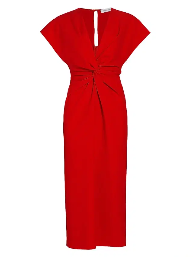 Women's Jackie Twist-Front Cocktail Dress - Poppy