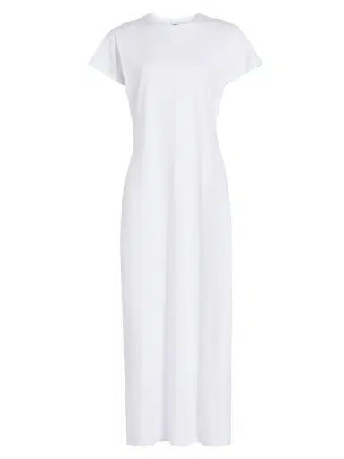 LESET Women's Margo Maxi T-Shirt Dress - White - Size XS | Thumbnail 1 LESET Women's Margo Maxi T-Shirt Dress - White - Size XS | Thumbnail 1