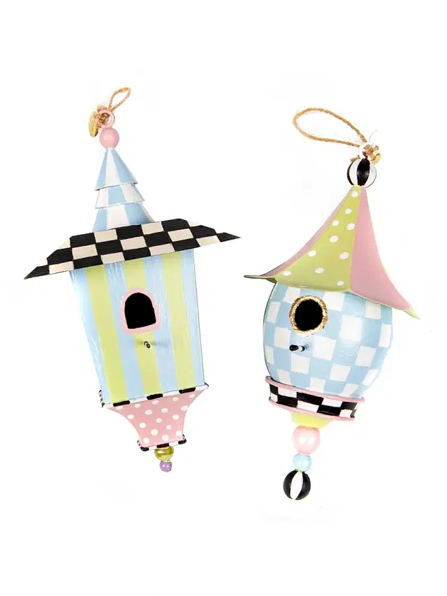 Florabunda Birdhouse Ornaments