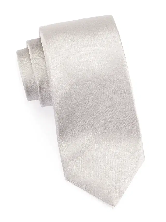 Men's Silk Neck Tie - Black