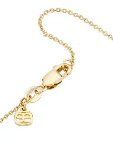 Sydney Evan Women's Love Script 14K Yellow Gold Rope Necklace - Gold | Thumbnail 3 Sydney Evan Women's Love Script 14K Yellow Gold Rope Necklace - Gold | Thumbnail 3