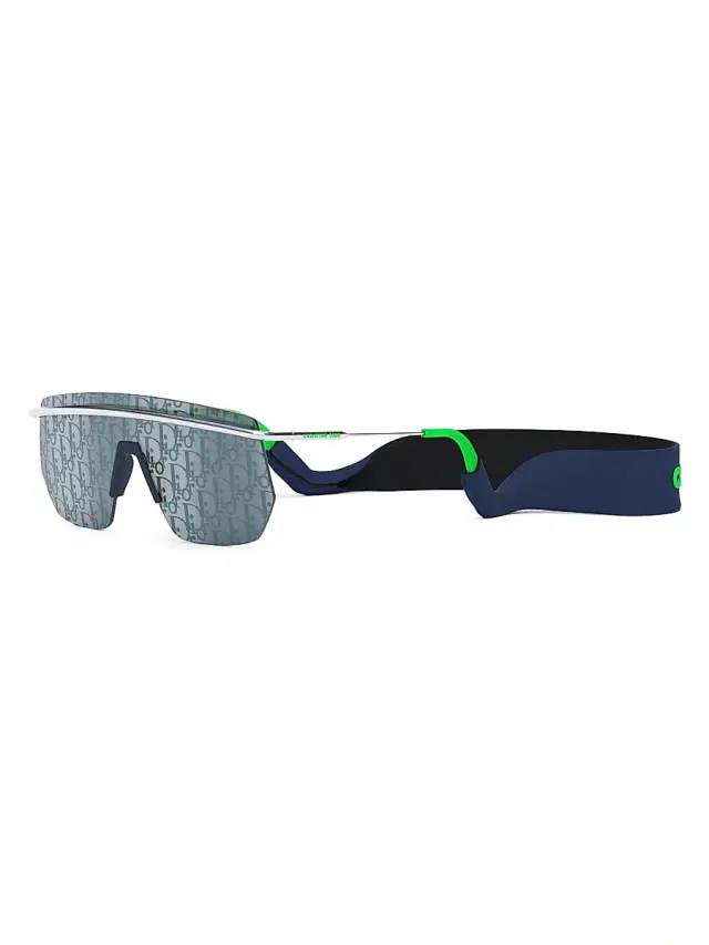 Dior Men's Motion M1I Mask Sunglasses - Blue Green