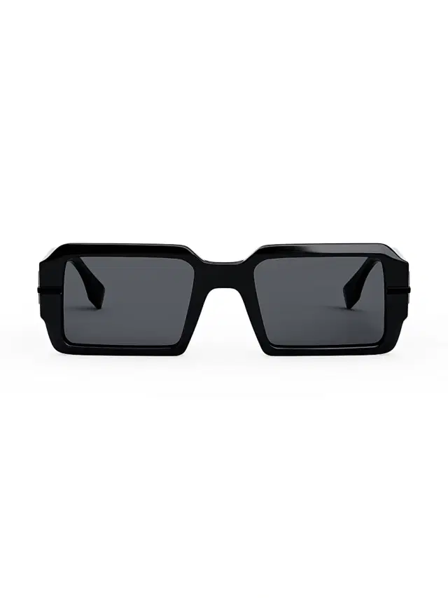 Men's O'Lock graphy 52MM Rectangular Sunglasses - Black