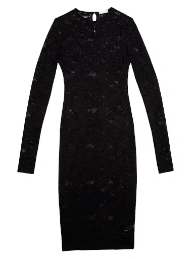 Fleur du Mal Women's Le Stretch Multifit Lace Midi-Dress - Black - Size XL | Thumbnail 1 Fleur du Mal Women's Le Stretch Multifit Lace Midi-Dress - Black - Size XL | Thumbnail 1