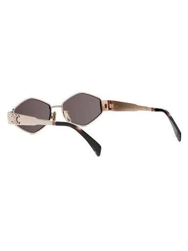 Celine Men's Triomphe 54MM Metal Sunglasses - Rose Gold Smoke | Thumbnail 4 Celine Men's Triomphe 54MM Metal Sunglasses - Rose Gold Smoke | Thumbnail 4