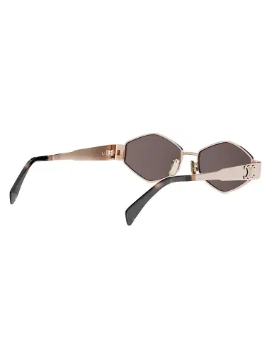 Celine Men's Triomphe 54MM Metal Sunglasses - Rose Gold Smoke | Thumbnail 6 Celine Men's Triomphe 54MM Metal Sunglasses - Rose Gold Smoke | Thumbnail 6