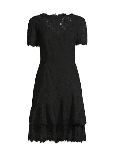 Shani Women's Floral Lace Dress - Black | Thumbnail 1 Shani Women's Floral Lace Dress - Black | Thumbnail 1