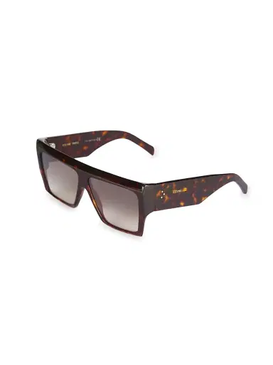 Celine Men's 60MM Oversized Square Sunglasses - Havana | Thumbnail 1