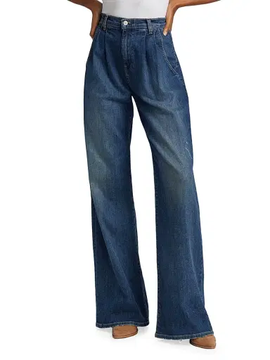 Nili Lotan Women's Flora Trouser Jeans - Classic Wash | Thumbnail 3 Nili Lotan Women's Flora Trouser Jeans - Classic Wash | Thumbnail 3