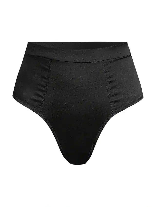 Women's Tous Les Jours High-Waist Thong - Black