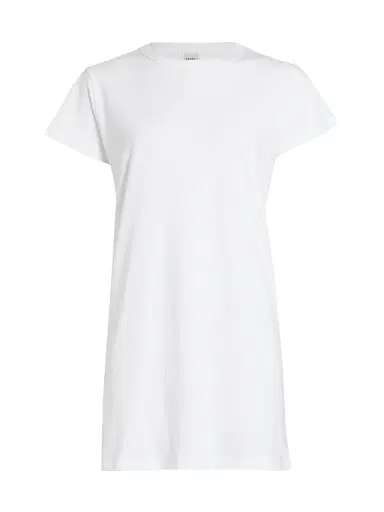 LESET Women's Margo Cotton T-Shirt Dress - White - Size XL | Thumbnail 1