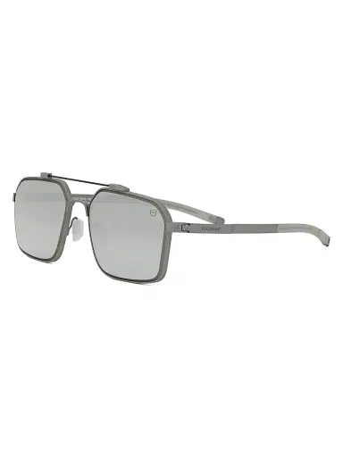 TAG Heuer Men's Flex Dyneema 57MM Square Sunglasses - Silver Matte Palladium | Thumbnail 1 TAG Heuer Men's Flex Dyneema 57MM Square Sunglasses - Silver Matte Palladium | Thumbnail 1