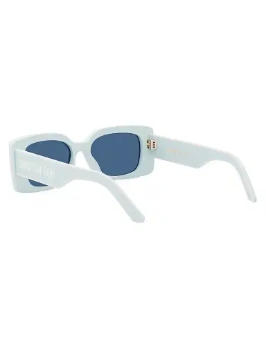 Dior Women's Diorpacific S1U 53MM Acetate Rectangular Sunglasses - Shiny Light Blue | Thumbnail 4 Dior Women's Diorpacific S1U 53MM Acetate Rectangular Sunglasses - Shiny Light Blue | Thumbnail 4