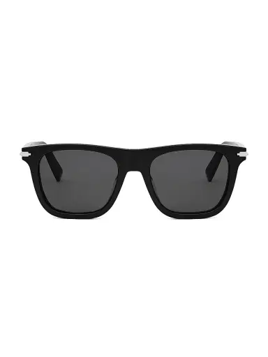 Dior Men's BlackSuit S13I Havana 53MM Square Sunglasses - Black Dark Grey | Thumbnail 2