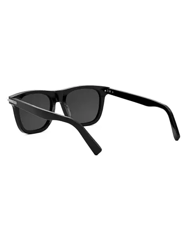 Dior Men's BlackSuit S13I Havana 53MM Square Sunglasses - Black Dark Grey | Thumbnail 4