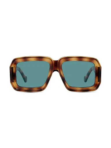Loewe Men's x Paula's Ibiza Havana 56MM Mask Sunglasses - Blonde Havana Blue | Thumbnail 2