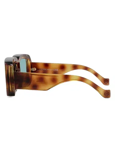 Loewe Men's x Paula's Ibiza Havana 56MM Mask Sunglasses - Blonde Havana Blue | Thumbnail 3