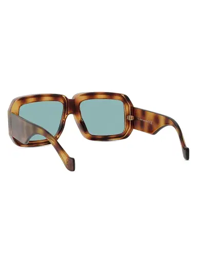 Loewe Men's x Paula's Ibiza Havana 56MM Mask Sunglasses - Blonde Havana Blue | Thumbnail 4