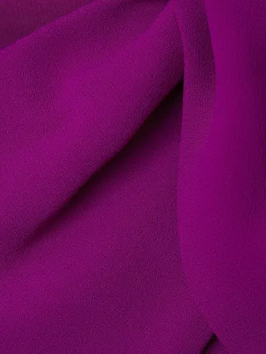 Shani Women's Twisted Bow Crepe Cocktail Dress - Wine - Size 16 | Thumbnail 6