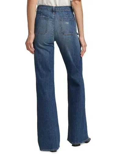 Nili Lotan Women's Florence High-Rise Boot-Cut Jeans - Classic Wash - Size 28 | Thumbnail 5 Nili Lotan Women's Florence High-Rise Boot-Cut Jeans - Classic Wash - Size 28 | Thumbnail 5