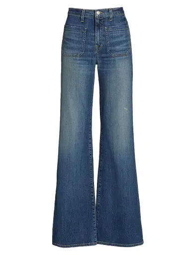 Nili Lotan Women's Florence High-Rise Boot-Cut Jeans - Classic Wash - Size 28 | Thumbnail 1 Nili Lotan Women's Florence High-Rise Boot-Cut Jeans - Classic Wash - Size 28 | Thumbnail 1