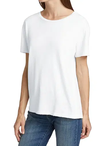 Nili Lotan Women's Brady Cotton T-Shirt | Thumbnail 4 Nili Lotan Women's Brady Cotton T-Shirt | Thumbnail 4