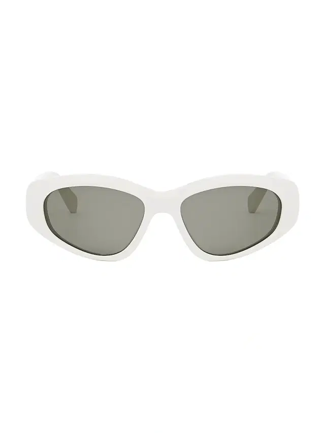 CELINE Men's Monochroms 57MM Geometric Sunglasses -  Smoke