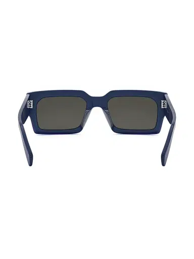 CELINE Men's Bold 3 Dots 54MM Rectangular Sunglasses - Shiny Blue | Thumbnail 5 CELINE Men's Bold 3 Dots 54MM Rectangular Sunglasses - Shiny Blue | Thumbnail 5