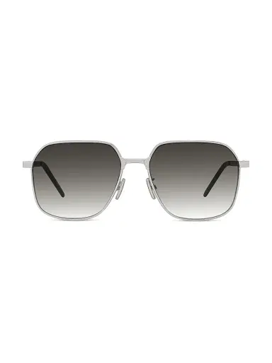 Givenchy Men's GV One 56MM Square Sunglasses - Shiny Palladium | Thumbnail 2
