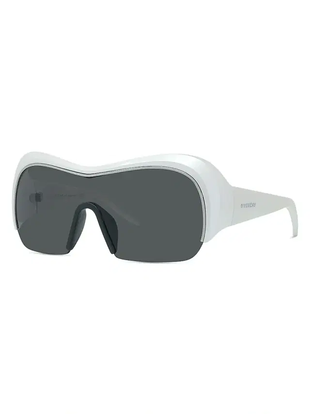 Givenchy Men's Night Bird 131MM Geometric Sunglasses - Dark Grey White