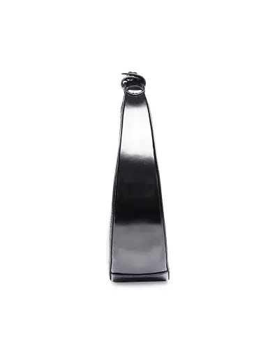 Staud Women's Mini Moon Leather Shoulder Bag - Black | Thumbnail 3