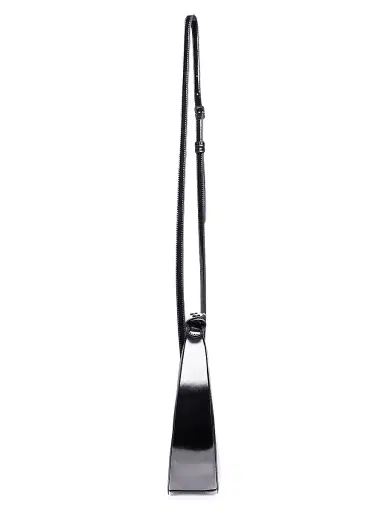 Staud Women's Mini Moon Leather Shoulder Bag - Black | Thumbnail 6