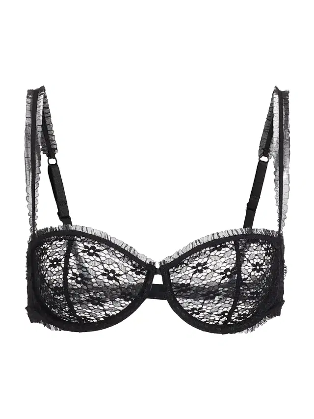 Women's Chante Lace Balconette Bra - Black
