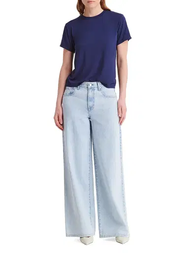 TWP Women's Tiny Dancer Wide-Leg Jeans - Light Wash - Size 32 | Thumbnail 2 TWP Women's Tiny Dancer Wide-Leg Jeans - Light Wash - Size 32 | Thumbnail 2