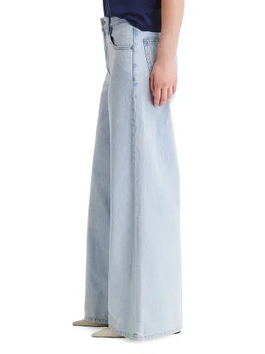 TWP Women's Tiny Dancer Wide-Leg Jeans - Light Wash - Size 32 | Thumbnail 4 TWP Women's Tiny Dancer Wide-Leg Jeans - Light Wash - Size 32 | Thumbnail 4