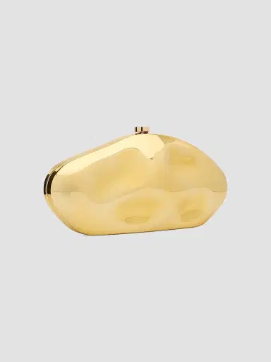Cult Gaia Women's Caldera Metallic Clutch Bag | Thumbnail 6 Cult Gaia Women's Caldera Metallic Clutch Bag | Thumbnail 6