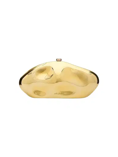 Cult Gaia Women's Caldera Metallic Clutch Bag | Thumbnail 1 Cult Gaia Women's Caldera Metallic Clutch Bag | Thumbnail 1