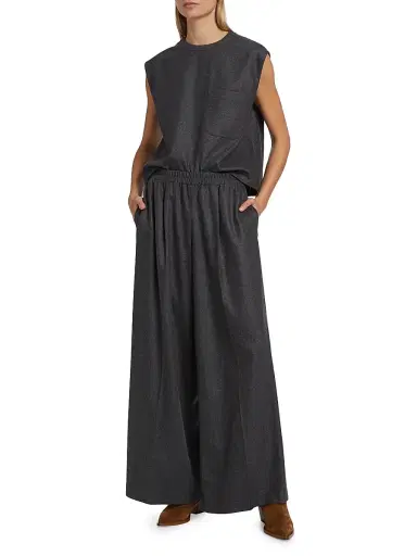 TWP Women's Eva Wool-Blend Wide-Leg Pants | Thumbnail 2 TWP Women's Eva Wool-Blend Wide-Leg Pants | Thumbnail 2